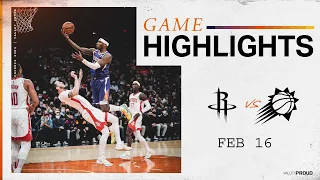 Suns Grind it Out vs. Rockets, Win 7th Game in Row | Phoenix Suns