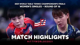 Cheng I-Ching vs Chen Xingtong | 2021 World Table Tennis Championships Finals | WS | R16