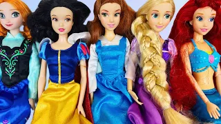 Old Macdonald had a Disney princesses Dress - Ariel, Elsa, Anna, Rapunzel, Snow White, Belle