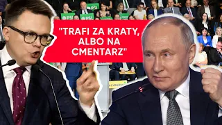 Hołownia: Putina wgnieciemy w ziemię! Emocjonalne wystąpienie marszałka Sejmu