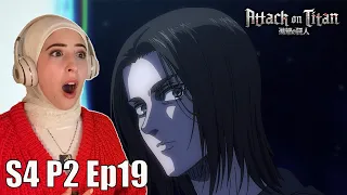 WHAT. THE. ACTUAL. HELL. | Attack on Titan Season 4 Part 2 Episode 19 Reaction