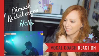 Vocal Coach Reaction to Dimash Hello
