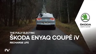 Take a walk-through on the electric side. The ŠKODA ENYAQ COUPÉ iV: FIRST LOOK