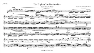 Flight of the bumble bee. Alto sax Arrangement. Nikolai Rimsky-Korsakov