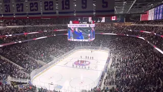 NY Islanders Fans Sing National Anthem Ahead of Game