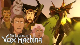 The First Brutal Dragon Attack of Season 2 | The Legend Of Vox Machina