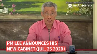 PM Lee announces his new Cabinet (Jul. 25, 2020)