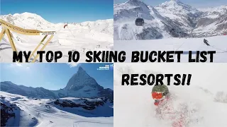 The Best Ski Resorts in The World...That I Have Not Been to Yet