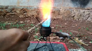 Homemade Stove Copper Coil Burner