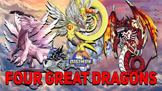 4 Great Dragons - Digimon