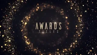 After Effects Template: Awards Titles