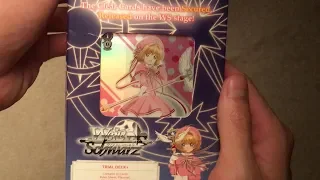 Weiss Schwarz Cardcaptor Sakura Trial Deck Opening