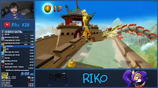 Crash Bandicoot N. Sane Trilogy Speedrun | Crash 3 (108%) in 2:08:34 by Riko