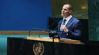 Addressing the United Nations General Assembly