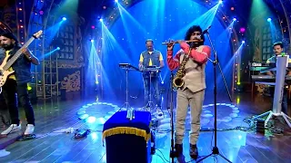 Kalabhavan Chackochan Indian saxophonist /Poomuthole/Chinna chinna asai/Flowers TV Utsavam Superstar