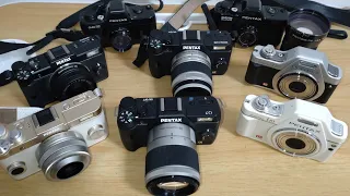 【カメラ】Pentax AUTO 110からPentax Q-S1まで発売時は世界最小一眼レフを出してきた。銀塩～デジタルまで。 #pentaxQ #Auto110  #もちもちの屋根裏倉庫