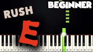 Rush E - @SheetMusicBoss | BEGINNER PIANO TUTORIAL + SHEET MUSIC by Betacustic