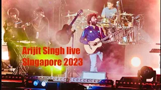 Arijit Singh Live Concert Singapore 2023|| skip to 40:00 for Soulful Music || This man is special