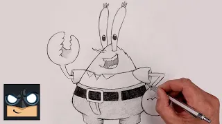 How To Draw Mr.Krabs | Spongebob Sketch Tutorial