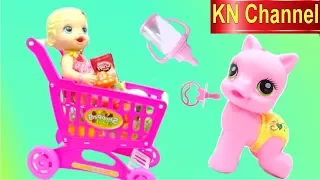 KN Channel BÚP BÊ BABY ALIVE DOLL CHĂM SÓC NGỰA CON MY LITTLE PONY của BÉ NA