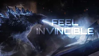 Godzilla 2014 - Feel Invincible (Music Video)