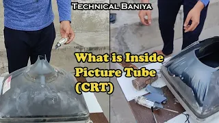 What is Inside PICTURE TUBE | Meme + Knowledge | Working of CRT | Technical Baniya