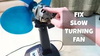 How to fix a slow fan