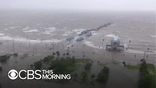 Cristobal makes landfall in Louisiana, bringing heavy rain