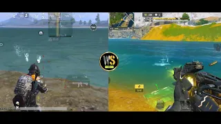 PUBG mobile Vs Call of duty mobile | Details and physics Comparison | 2024 | 🔥❌