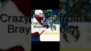 Crazy goal from Brayden Point #edits #nhl #goal #shorts