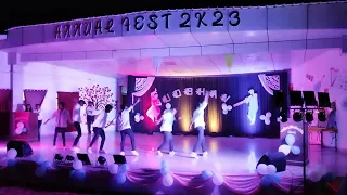 boys group dance in udbhav rajkiya engineering College Sonbhadra