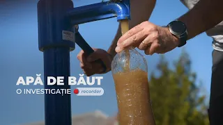 INVESTIGAȚIE RECORDER. Cum se transformă banii europeni în apă contaminată