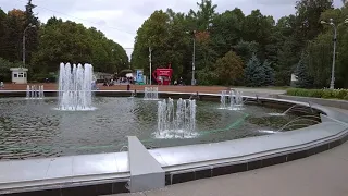 1 парк фонтан,футаж, видеофон бесплатно #футаж, #видеофон,