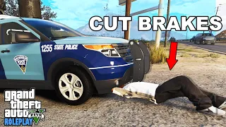 Cutting Cops Brakes in GTA 5 RP | Worldwide Roleplay