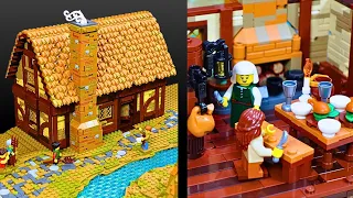 Building a Farmhouse For My Lego Medieval Blacksmith Diorama MOC