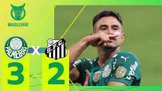 Brasileirão 2021 | Matchweek 11 | Palmeiras 3 - 2 Santos