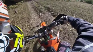 Enduro Riding in Bulgaria - stone , mud , woods , forests , hills and more