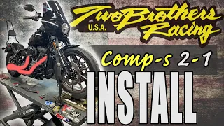 Two Brothers Racing 2-1 Exhaust Install | 2020 Low Rider s
