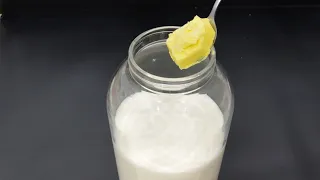 Just add butter to 1 ml of milk! Few people know this secret recipe