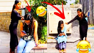 Funny Tickling prank on stranger girls 😂😂|| NIDHI..