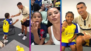 Cristiano Ronaldo and Neymar Jr. Make Saint West’s Dreams Come True