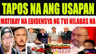 TVJ NILABAS NA ANG MATIBAY NA EBIDENSYA/PANALO NA SA KORTE/REACTION VIDEO