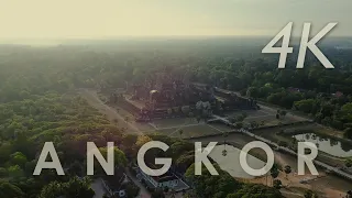 AERIAL DRONE 4K VIDEO - ANGKOR TEMPLE [ CINEMATIC TRAVEL FILM ]