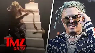 Lil Pump Gets Bitten By A Snake! | TMZ TV
