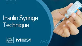 Insulin Syringe Technique