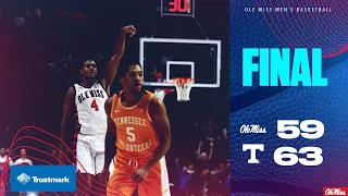 HIGHLIGHTS | Ole Miss Men's Basketball vs Tennessee 59 - 63 (12/28/22)