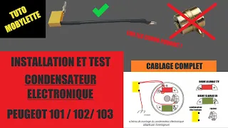 Installation CONDENSATEUR ELECTRONIQUE et TEST ! + schéma