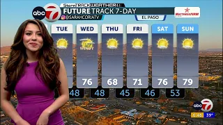 ABC-7 StormTrack Weather: Comfortable weather as we trend warmer