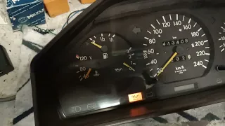 Mercedes W124-W126-W201 yağ basınç göstergesi testi