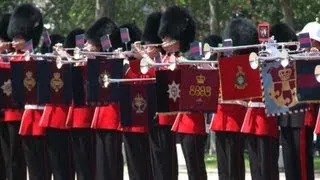 British soldiers break fanfare trumpet record